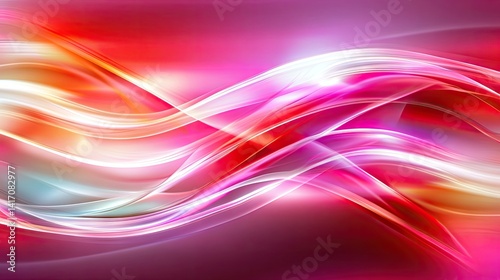 Abstract design of vibrant, flowing lines in a dynamic color palette.