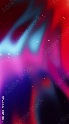 Liquid Gradient Animation | Abstract Flowing Background Loop cyan red purple gold blue