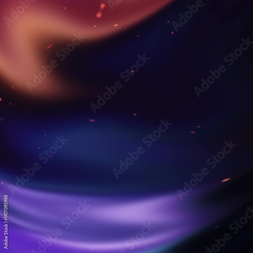 Liquid Gradient Animation | Abstract Flowing Background Loop black purple gold 