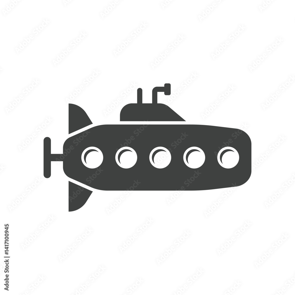 Submarine icon in flat style. Bathyscaphe vector illustration on isolated background. Underwater transport sign business concept. Submarine icon in flat style. Bathyscaphe vector illustration on isolated background. Underwater transport sign business concept.