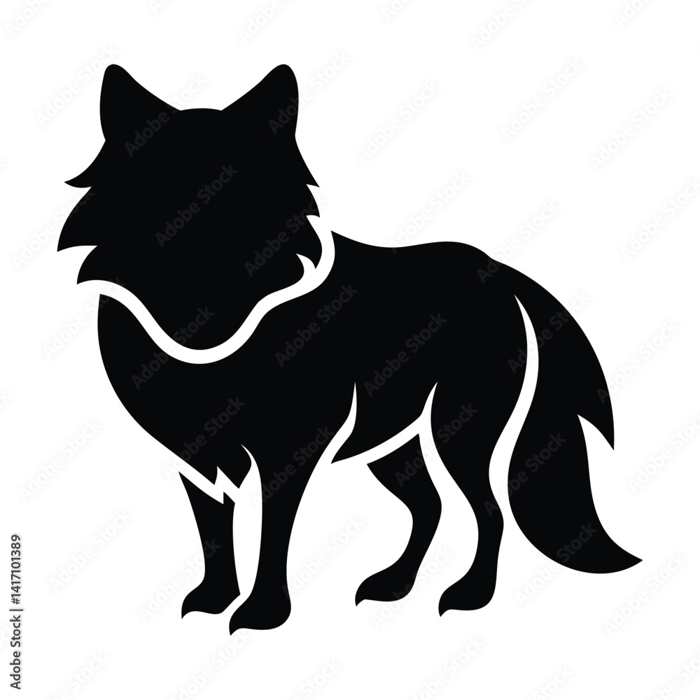 vector image of a wolf vector image of a wolf
