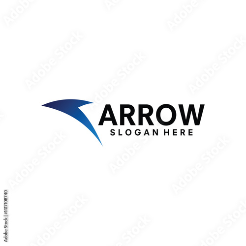 arrow logo design template illustration vector
