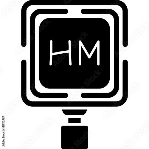 Hazardous Materials Route Icon