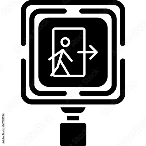 Emergency Exit Icon