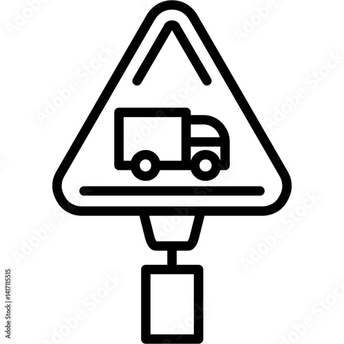 Truck Route Icon