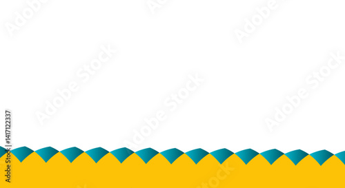 Stick to simple patterned banners, vector illustration of a colorful background