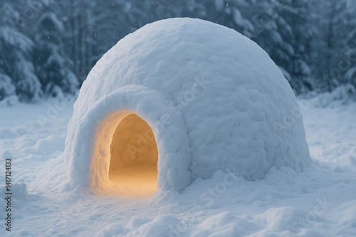 雪のかまくら photo