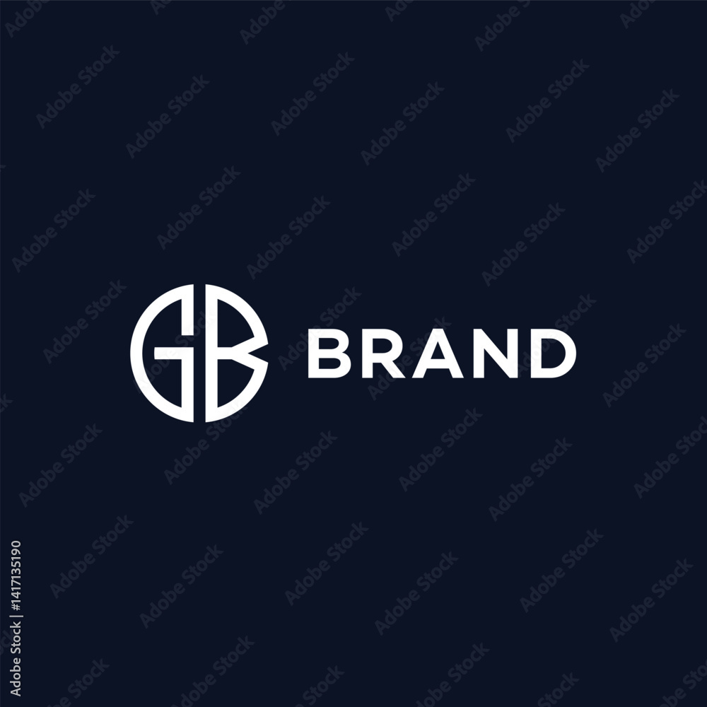 Letter G B logo template vector illustration Letter G B logo template vector illustration