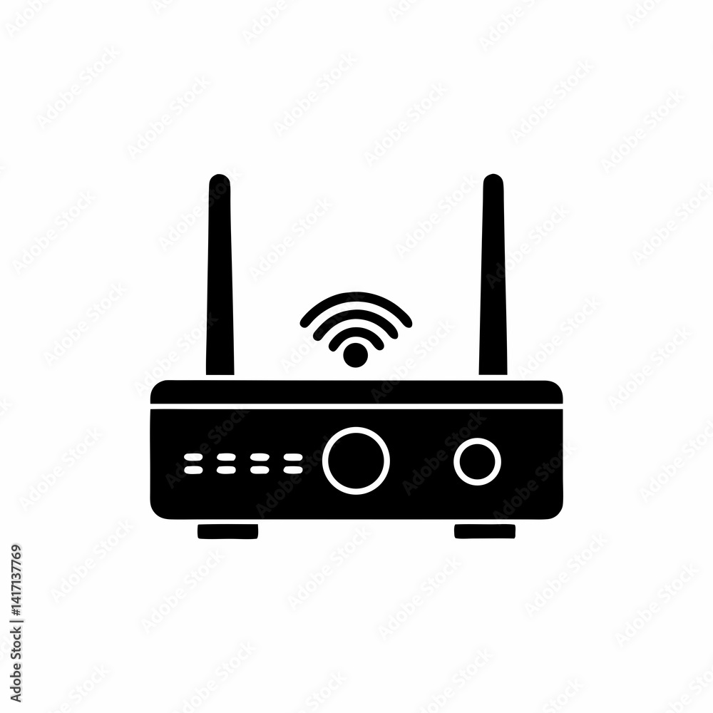 creative details Router icon Vector Illustration creative details Router icon Vector Illustration