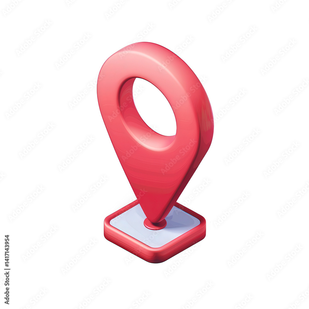 A vibrant red location pin icon set against a transparent background, symbolizing navigation and mapping in digital applications , isolated on white or transparent png A vibrant red location pin icon set against a transparent background, symbolizing navigation and mapping in digital applications , isolated on white or transparent png