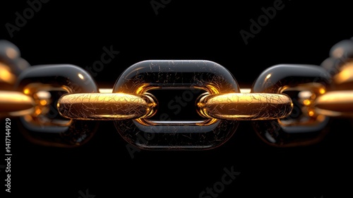 Golden Link in Black Chain: Strength, Unity, and Connection