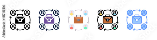Job Rotation Icon