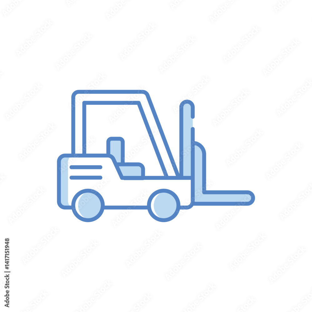 Forklift Vector icon Forklift Vector icon