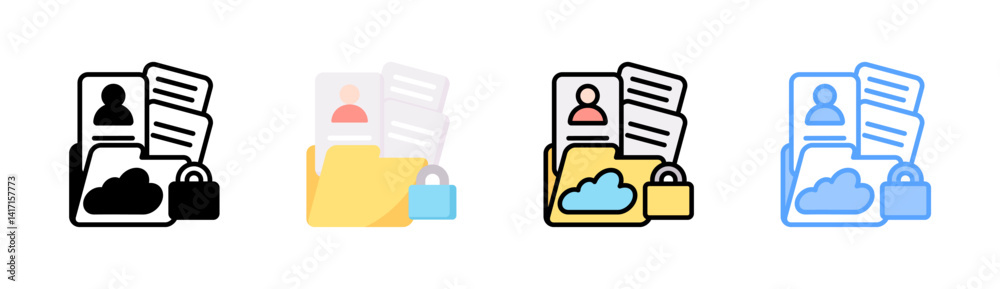 Fototapeta premium Confidentiality Icon