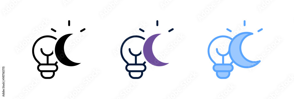 Fototapeta premium Darkness Icon