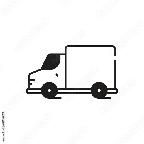 Delivery Van Vector icon