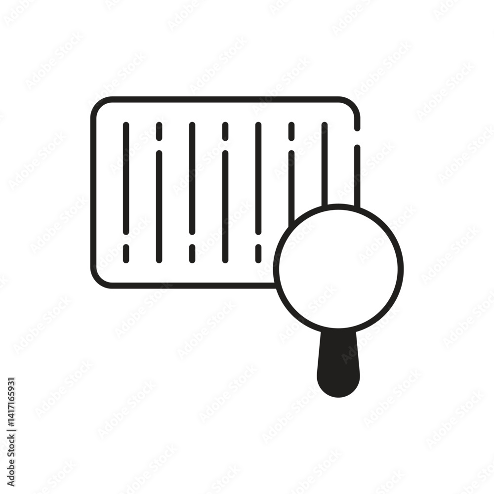Tracking Number Vector icon Tracking Number Vector icon