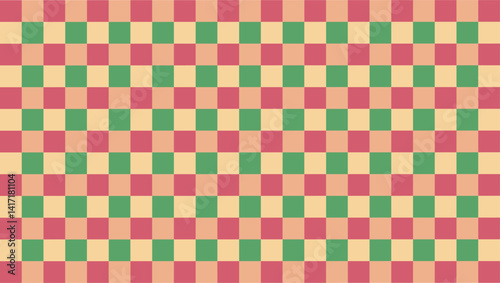 Transform any dull room with pastel gingham wallpaper backgrounds, which add a pop of gentle color to your walls.
