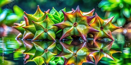 Water Caltrop Plant Images - Nature Photography