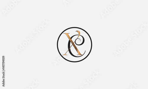 XC, CX , X , C, Abstract Letters Logo Monogram