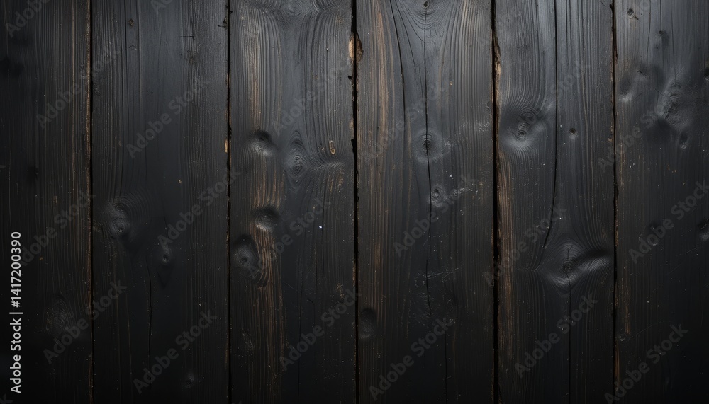 Fototapeta premium Dark Wood Planks Background Texture