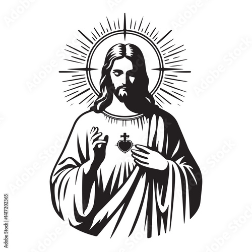 virgin mary and baby jesus