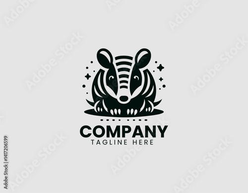 Armadillo Vector Logo Design