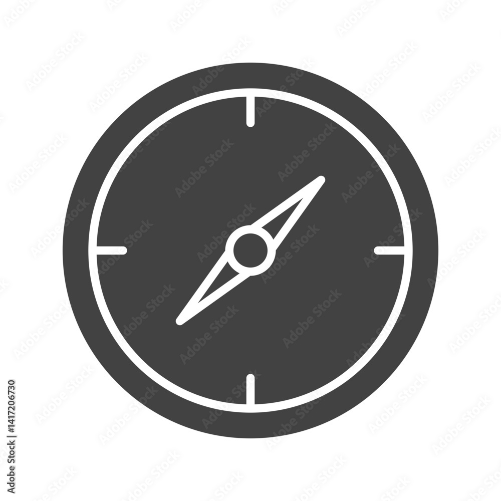 Compass icon vector image. Suitable for mobile apps, web apps and print media. Compass icon vector image. Suitable for mobile apps, web apps and print media.