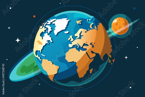earth in space