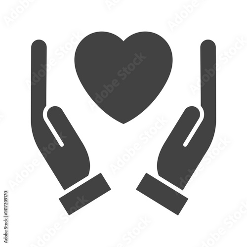 Generosity icon vector image. Suitable for mobile apps, web apps and print media.