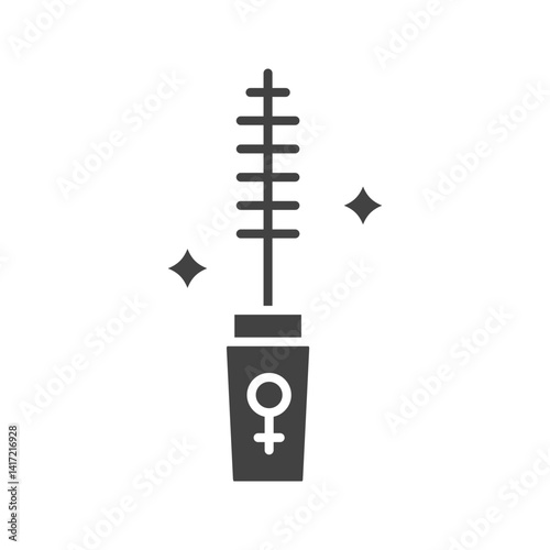 Mascara icon vector image. Suitable for mobile apps, web apps and print media.
