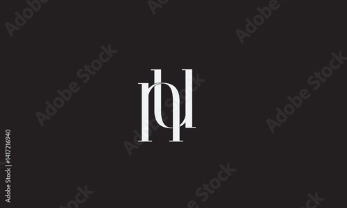 NU, UN , U , N , Abstract Letters Logo Monogram
