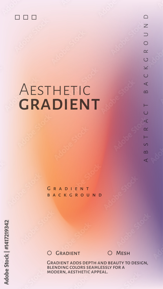Abstract Gradient Background with Aesthetic Gradient Effect with Mesh Effect Background Abstract Gradient Background with Aesthetic Gradient Effect with Mesh Effect Background