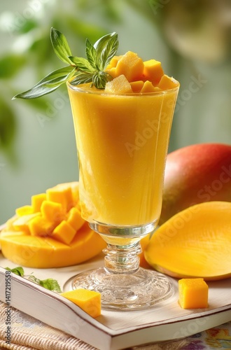 Freshly squeezed mango juice