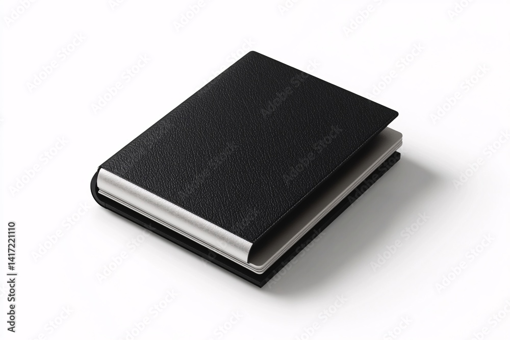 Sleek White Leather Wallet isolated on white background Sleek White Leather Wallet isolated on white background