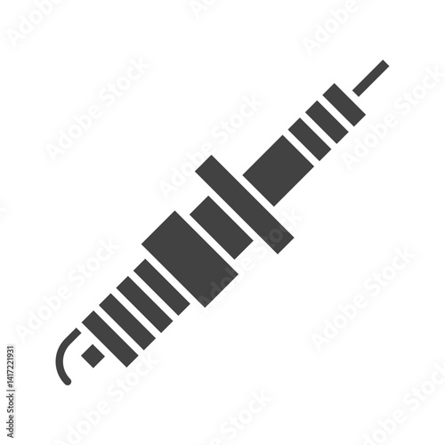 Spark Plug icon vector image. Suitable for mobile apps, web apps and print media.