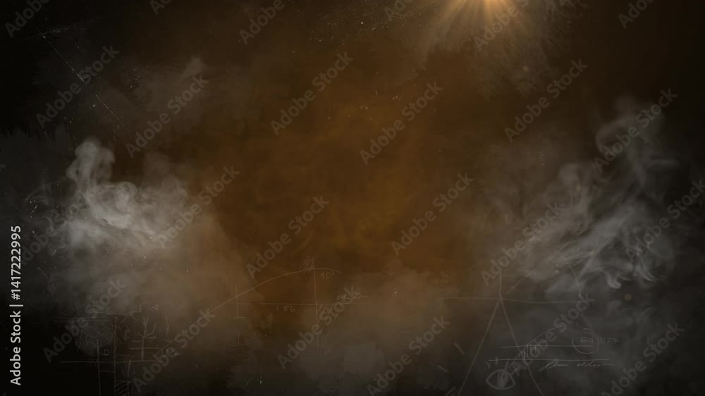 Atmospheric Smoke Background with Side Flare Animation Atmospheric Smoke Background with Side Flare Animation