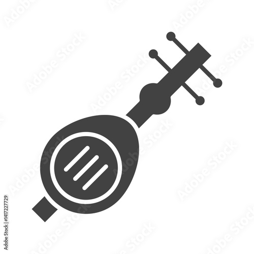 Veena icon vector image. Suitable for mobile apps, web apps and print media.