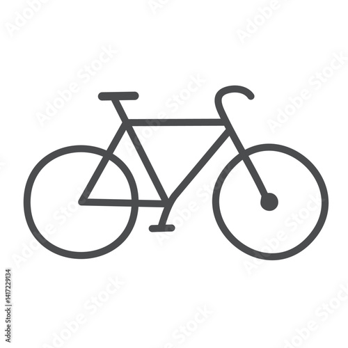 bicycle icon vector illustration