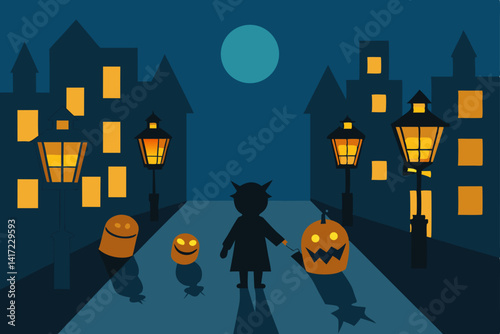 halloween night background