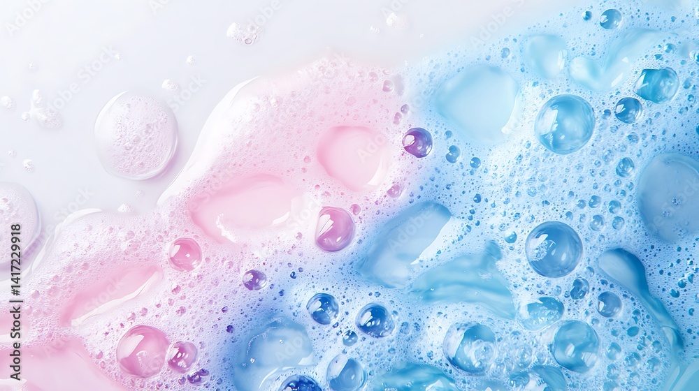 Pastel Foam Bubbles Texture. Pastel Foam Bubbles Texture.