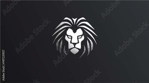 A silver lion logo embodies power and nobility.