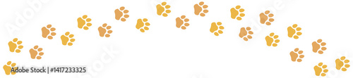 Dog or Cat Footprint Decoration
