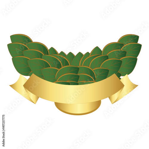 A leaf vector set  with White background
