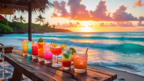 cocktail on the beach