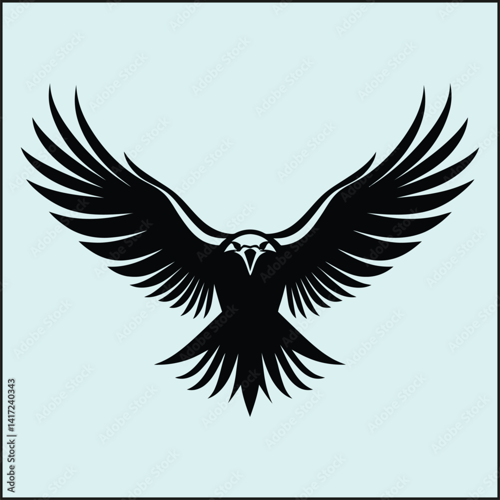 Fototapeta premium Eagle Silhouette, Wildlife