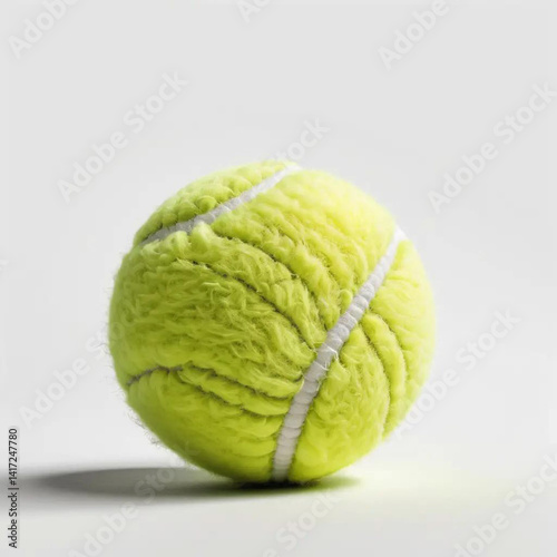 tennis ball isolated on white background