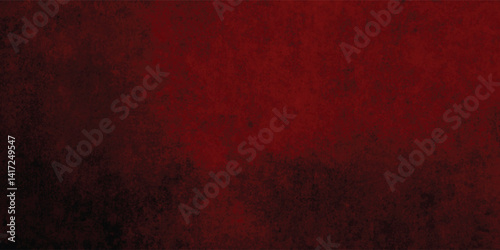 Burned Red Wall Texture with Grit, Grime, and Paint Smears


