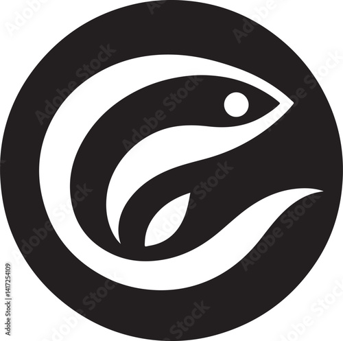 Eye icon vector illustration showcases a design symbol of the human iris for vision