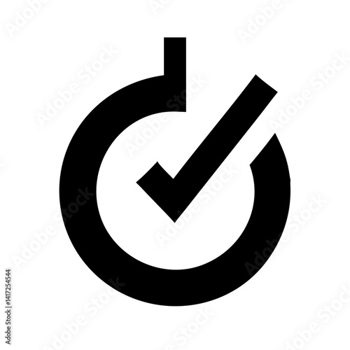 Power Check Icon Vector Illustration